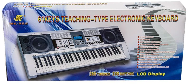 Keyboard MK-922 su dideliu LCD ekranu ir 61 klavišu