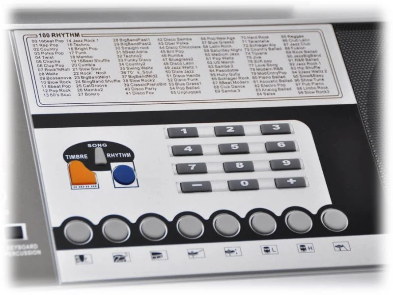 Keyboard MK-922 su dideliu LCD ekranu ir 61 klavišu