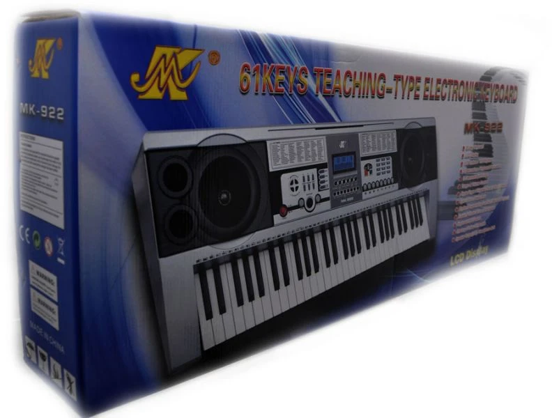 Keyboard MK-922 su dideliu LCD ekranu ir 61 klavišu