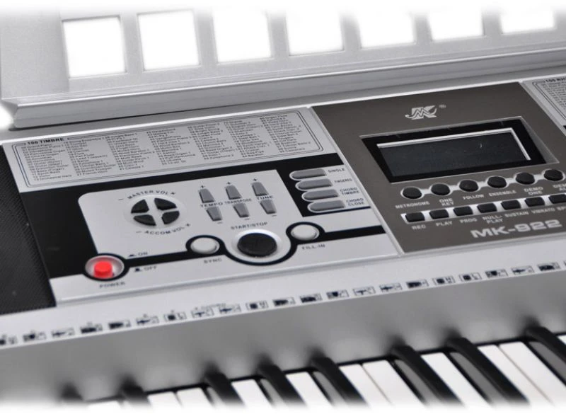 Keyboard MK-922 su dideliu LCD ekranu ir 61 klavišu