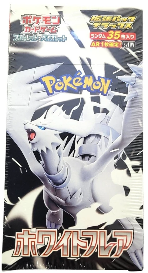 King Punch The Pokemon Pokémon TCG: Scarlet & Violet - Baltas Flare Deluxe Booster Ekranas (4 packs) | JP