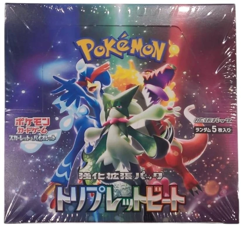 KING PUNCH The Pokemon Pokemon TCG - Scarlet & Violet Triplet Beat Booster Ekranas (30 Packs) | JP