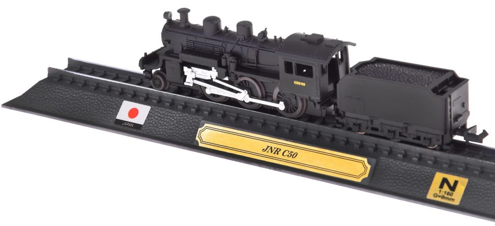 Jokomisiada Lokomotyvas elegantiškas kolekcinis modelis JNR C50 Japonija 1:160 RC0648