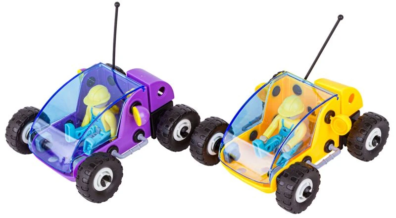 Konstruktoriaus rinkinys miestas 340 elementų transporto priemonės 10in1