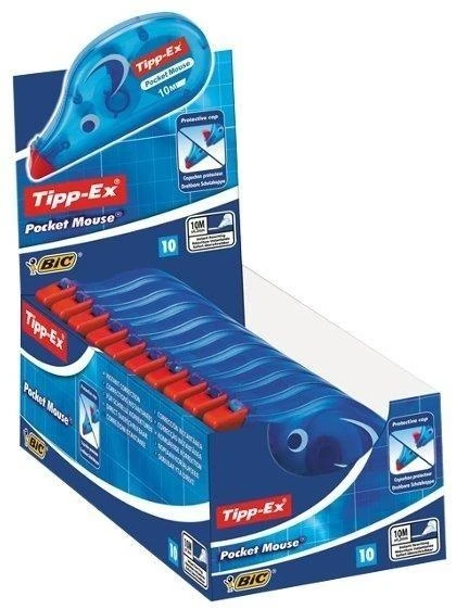 Bic Korekcinė juostelė Pocket Mouse 4,2mm x 10m, pakuotėje 10 vnt. 510364