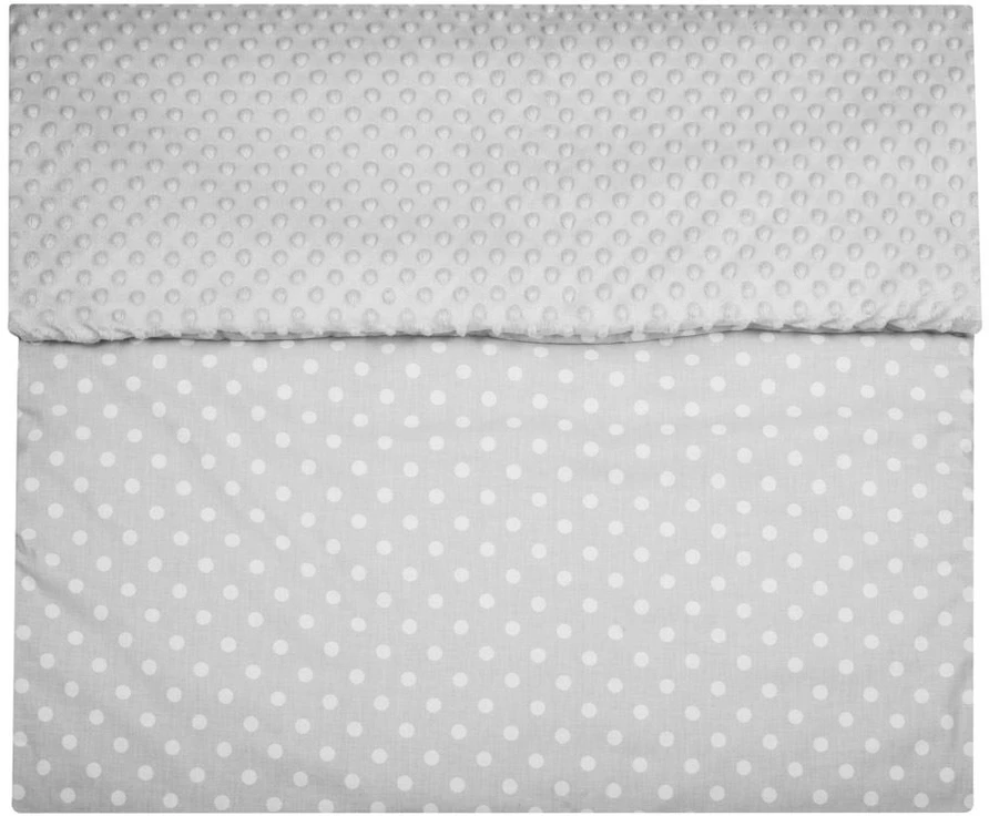 Kūdikių antklodė su užpildu New Baby pilka 80x102 cm