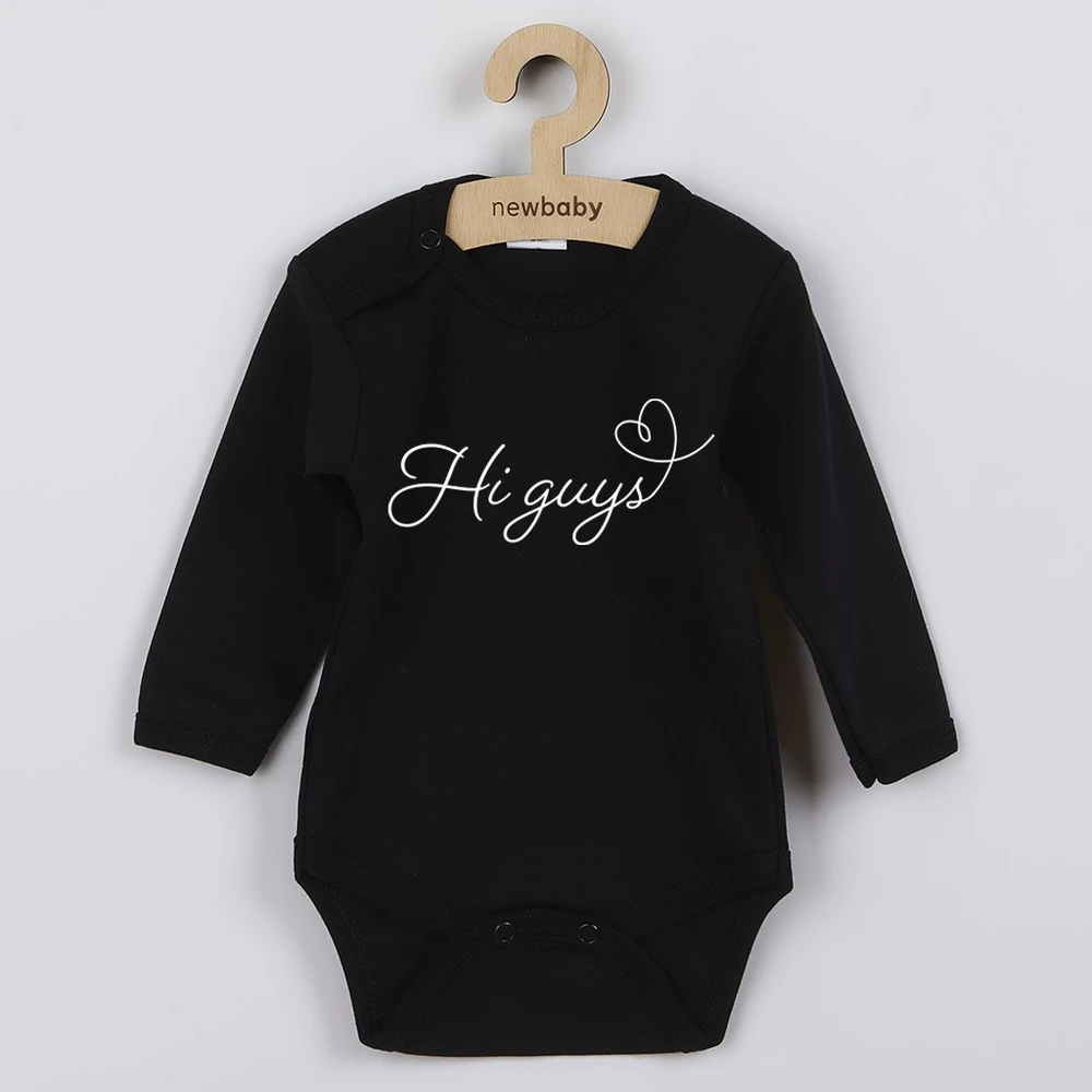 Kūdikių bodis su spauda New Baby Hi guys