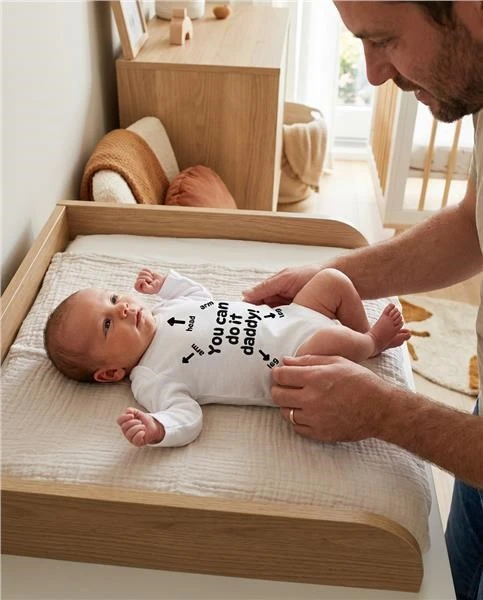 Kūdikių bodis su spauda New Baby Tu gali tai padaryti, tėti!