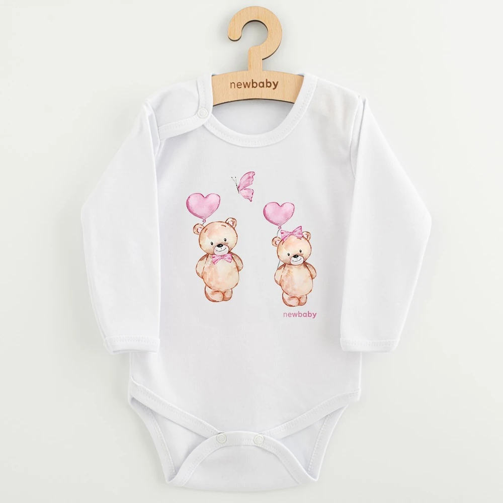 Kūdikių bodis su spaudiniu New Baby Love Bears