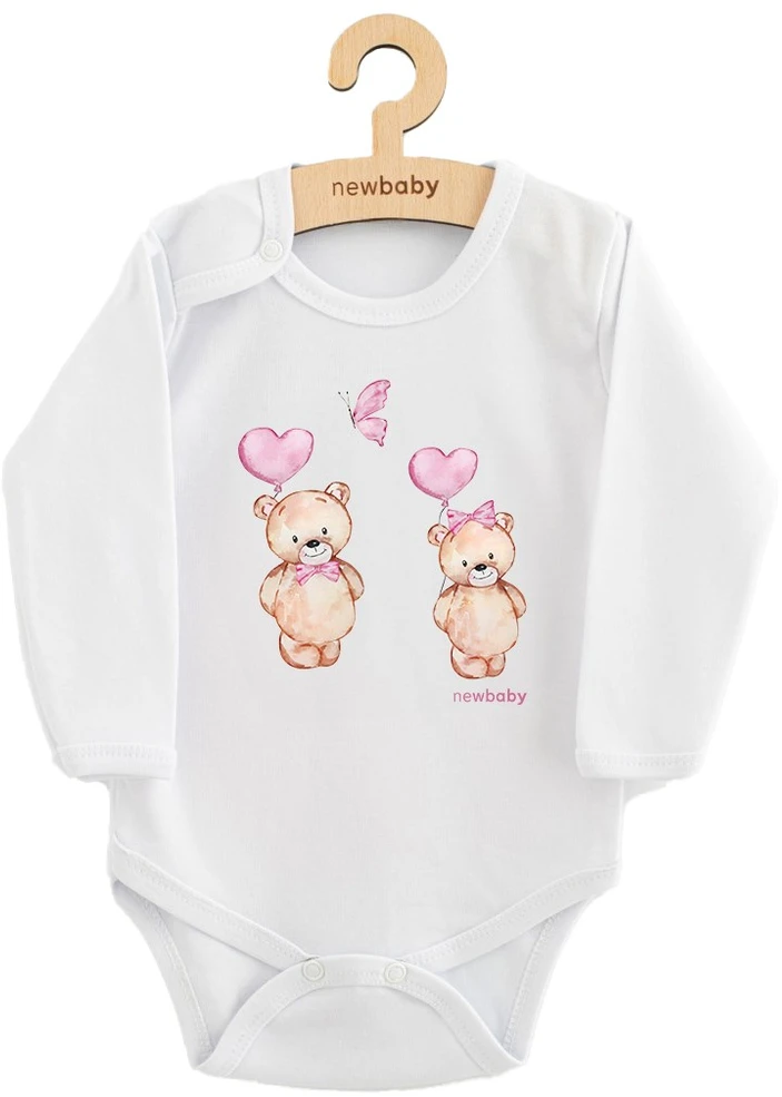 Kūdikių bodis su spaudiniu New Baby Love Bears