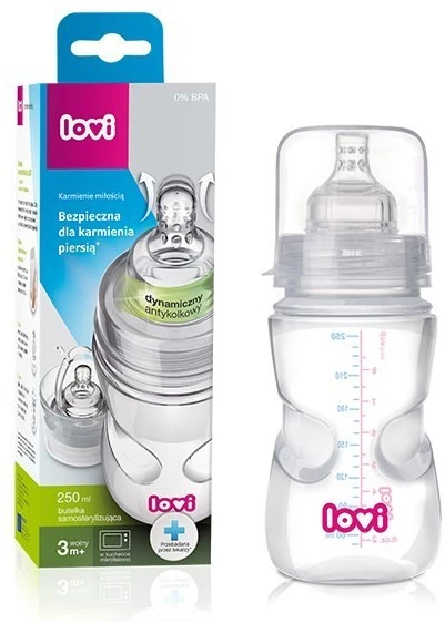LOVI 21/571 Savaime sterilizuojantis buteliukas 250ml