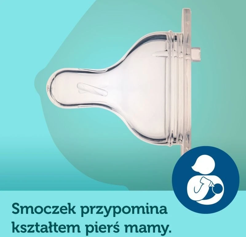 CANPOL 35/221 EasyStart Egzotiškas platus buteliukas nuo dieglių 240ml žalias