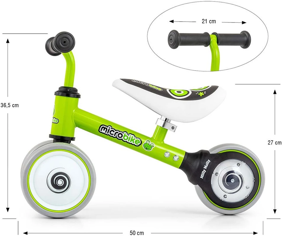 MILLY MALLY 5712 Micro Plus Frog transporto priemonė