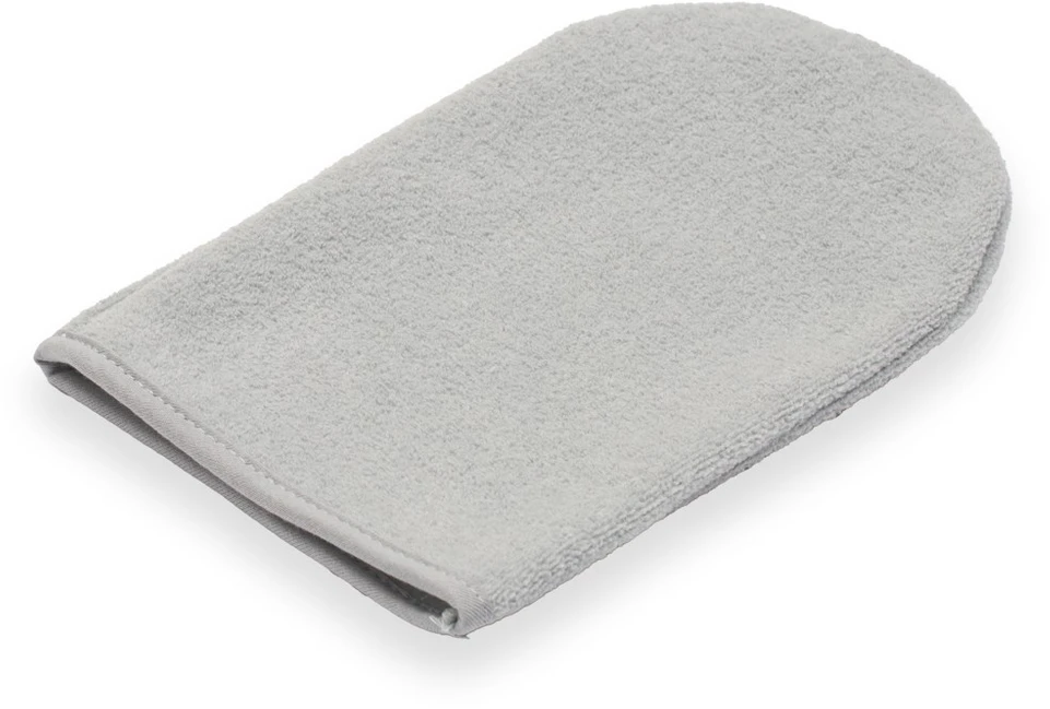Kūdikių frotinis rankšluostis su gobtuvu New Baby BASIC 100x100 pilkos spalvos