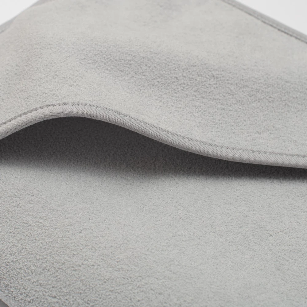Kūdikių frotinis rankšluostis su gobtuvu New Baby BASIC 80x80 pilkas