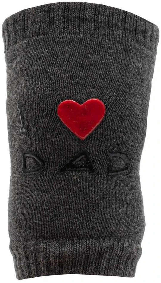 Kūdikių kelių apsaugos New Baby su ABS „I Love Mum and Dad“, grafito spalvos