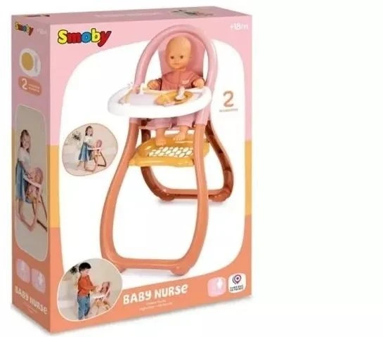 Smoby Baby Nurse maitinimo kėdutė lėlėms