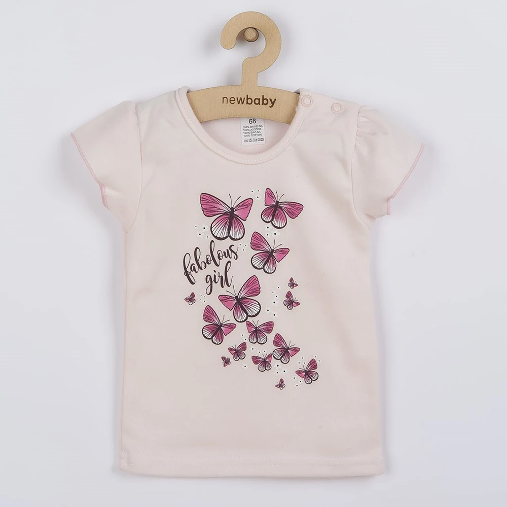 Kūdikių marškinėliai su sijonu New Baby Butterflies, dydis 80 (9-12 mėn.)