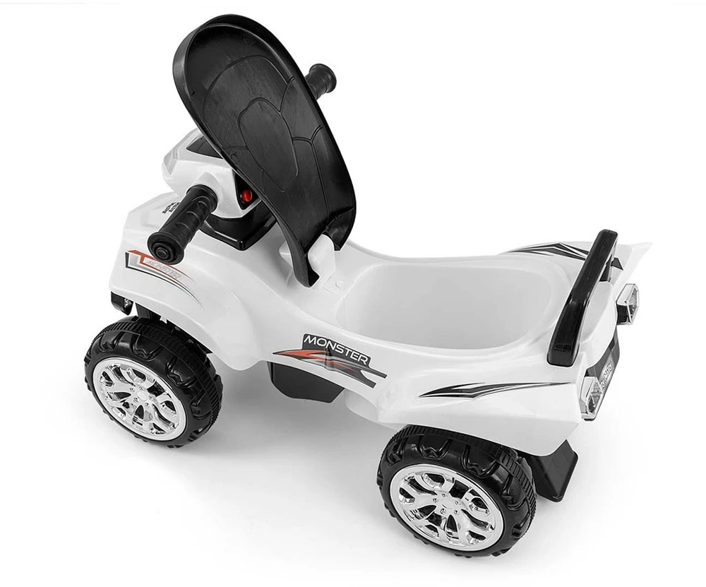 MILLY MALLY Monster balta transporto priemonė