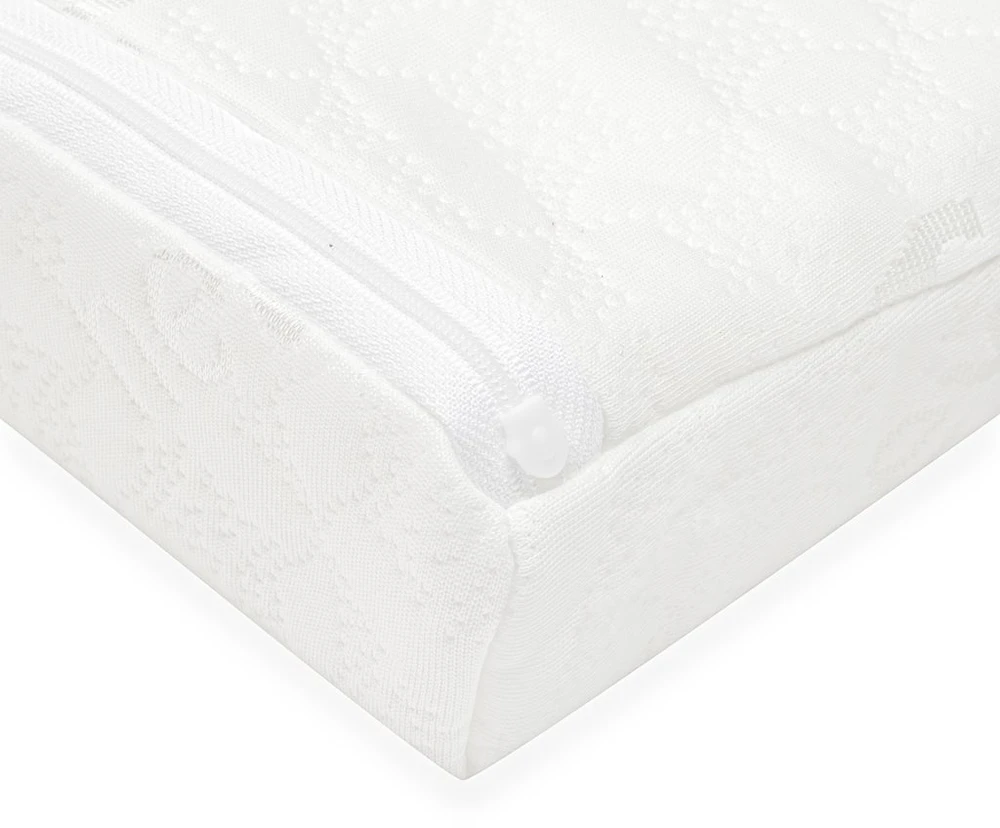 Kūdikių pleištinė pagalvė New Baby BASIC 30x37 cm vežimėliui balta