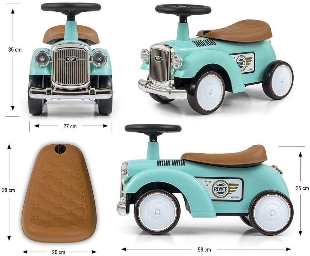 Milly Mally Vaikiškas retro automobilis „Royce“