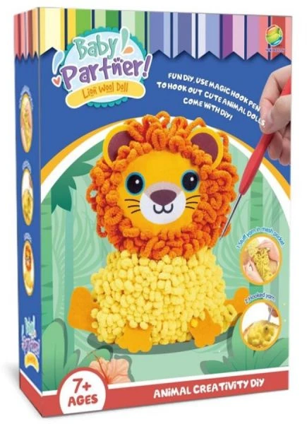 DK Kūrybinis pagalvėlės siuvimo rinkinys New Babylon Dream Kids Liūtas
