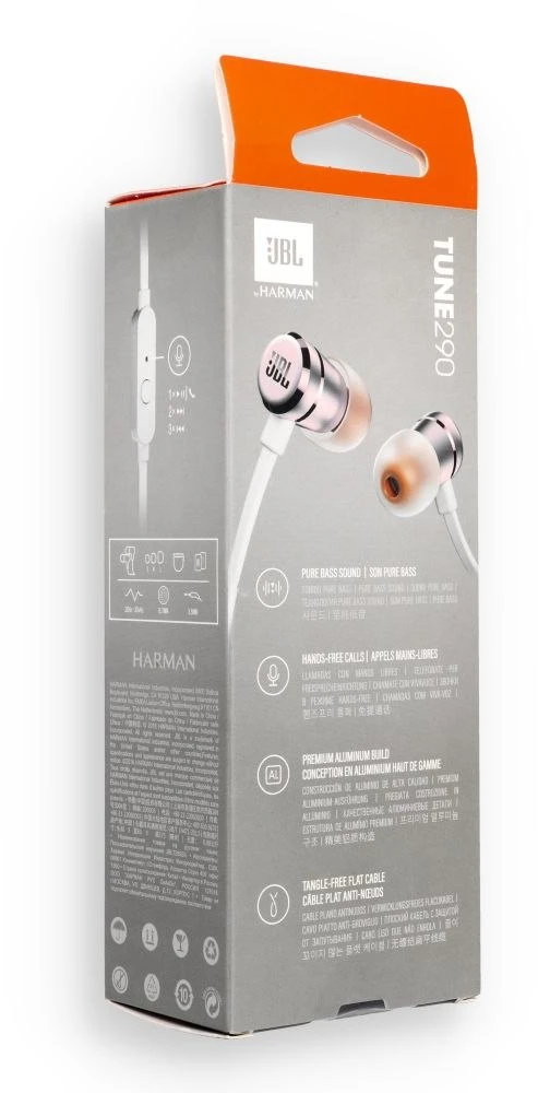 Ausinės JBL T290, auksinės