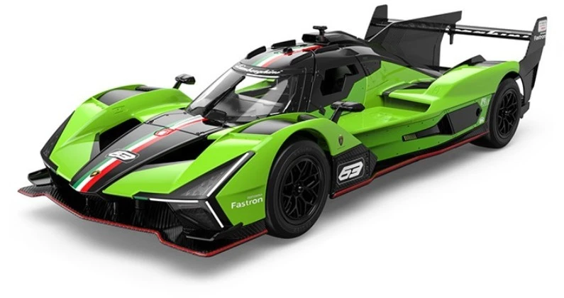 Nuotoliniu būdu valdomas automobilis Lamborghini SC63 LMDH R/C, mastelis 1:14, Rastar 10150