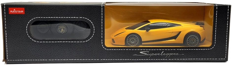Lamborghini Superleggera mastelis 1:24 Rastar 26300 geltonas valdomas automobilis