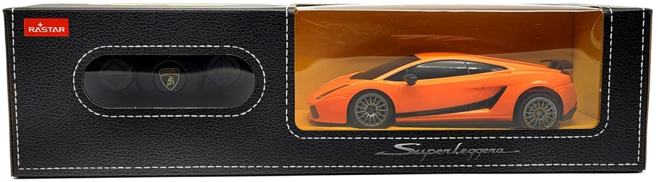 Lamborghini Superleggera mastelis 1:24 Rastar 26300 valdomas automobilis oranžinis