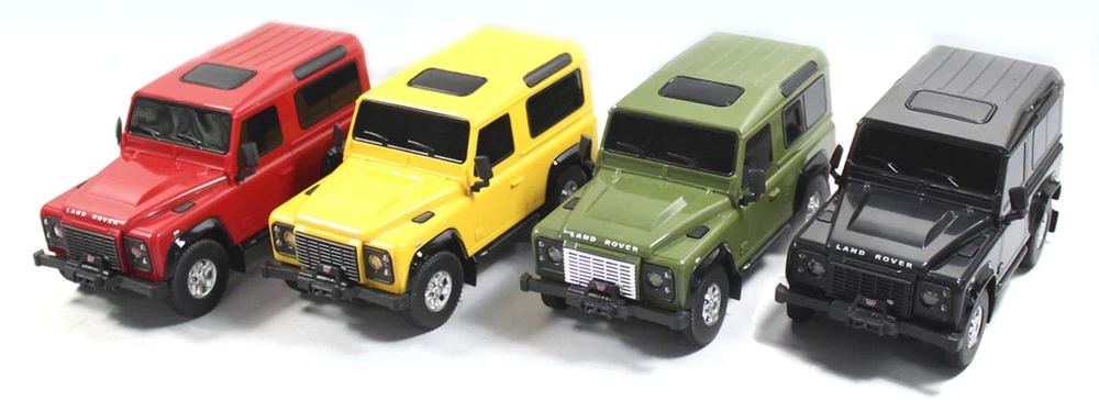Land Rover Defender mastelio 1:24 Rastar 78500 žalias nuotoliniu būdu valdomas automobilis