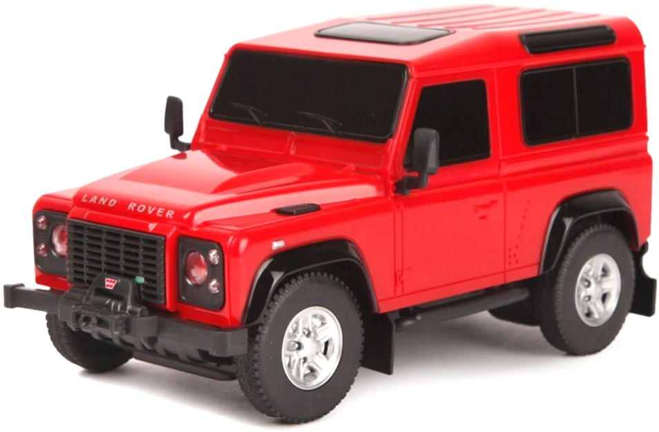 Land Rover Defender mastelio 1:24 Rastar 78500 raudonas valdomas automobilis