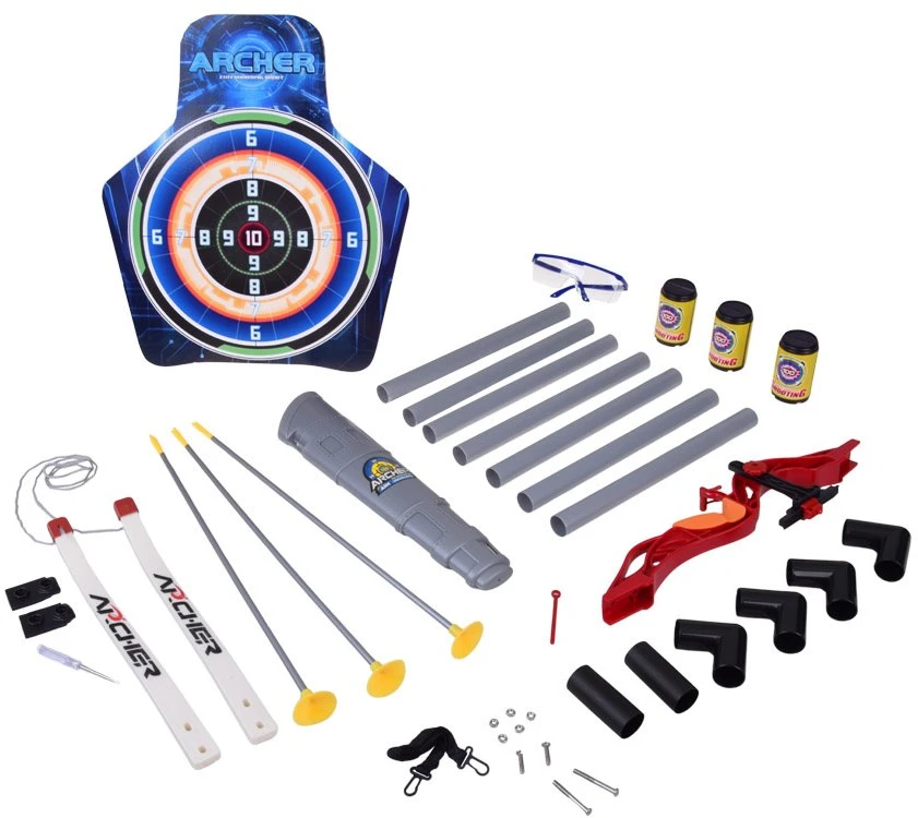 Jokomisiada Bow, Arrows and Shield - Large Archer Set - 2 Play Options SP0868