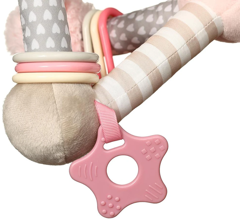 Baby Ono BabyOno lavinamasis žaislas piramidė rožinė 898/01