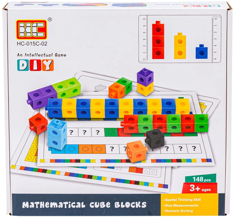Lavinamųjų kaladėlių ir loginės kortų rinkinys matematikos mokymui