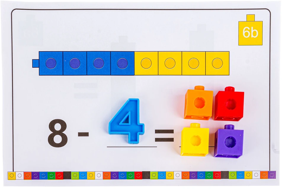 Lavinamųjų kaladėlių ir loginės kortų rinkinys matematikos mokymui