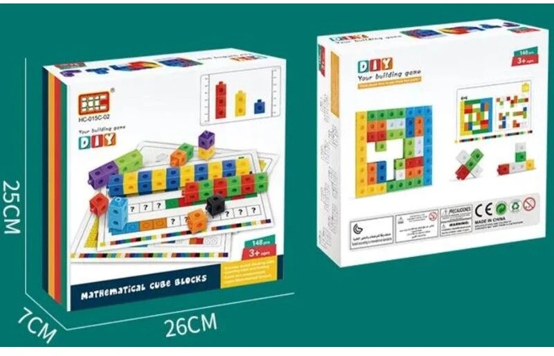 Lavinamųjų kaladėlių ir loginės kortų rinkinys matematikos mokymui