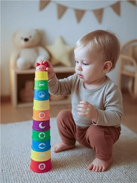 Dėlionė Lavintiniai puodeliai su melodija Baby Mix