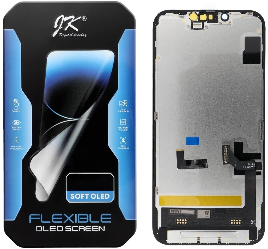 JK LCD ekranas, skirtas IPHONE 14 SOFT OLED (keisti IC)