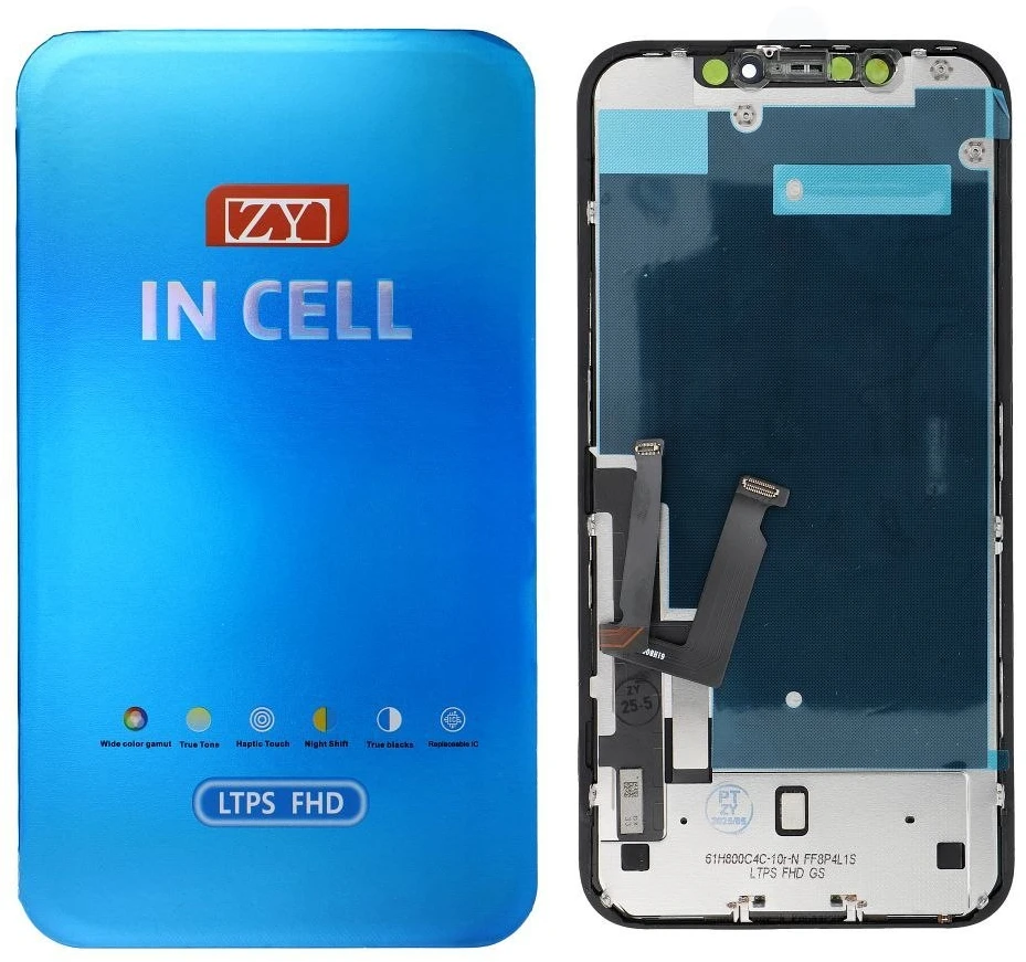 ZY LCD ekranas, skirtas iPhone XR FFHD-900p Incell (keisti IC)