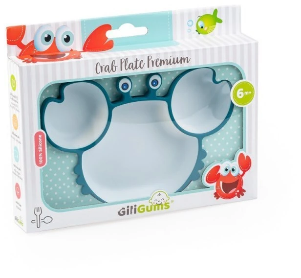 GILIGUMS GG Premium krabų plokštelė turkio ir baltos spalvos