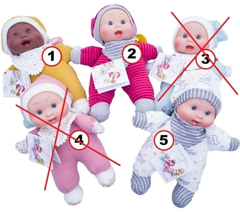 Minkšta lėlė NINES pepote