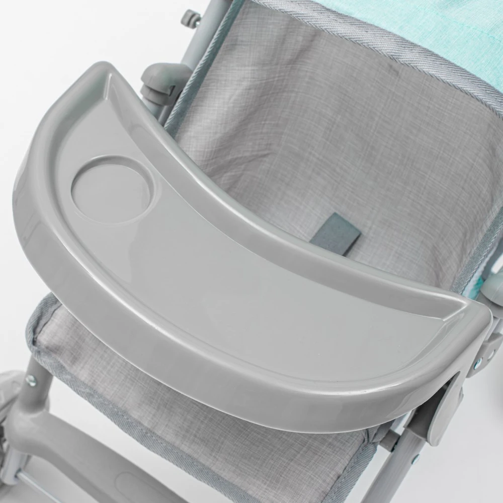 Lėlių vežimėlis Baby Mix Lana mint, sportinis