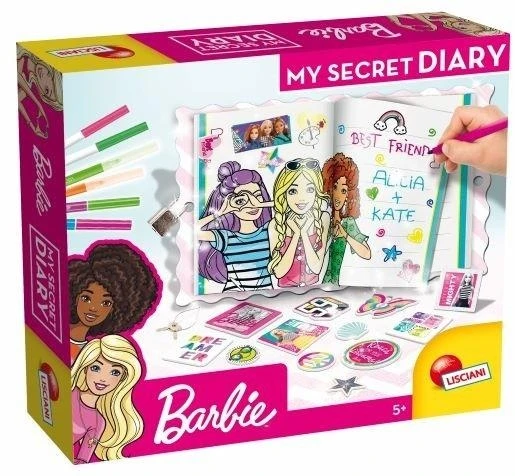 Lisciani Dienoraštis Barbie su užraktu ir dekoravimo priemonėmis