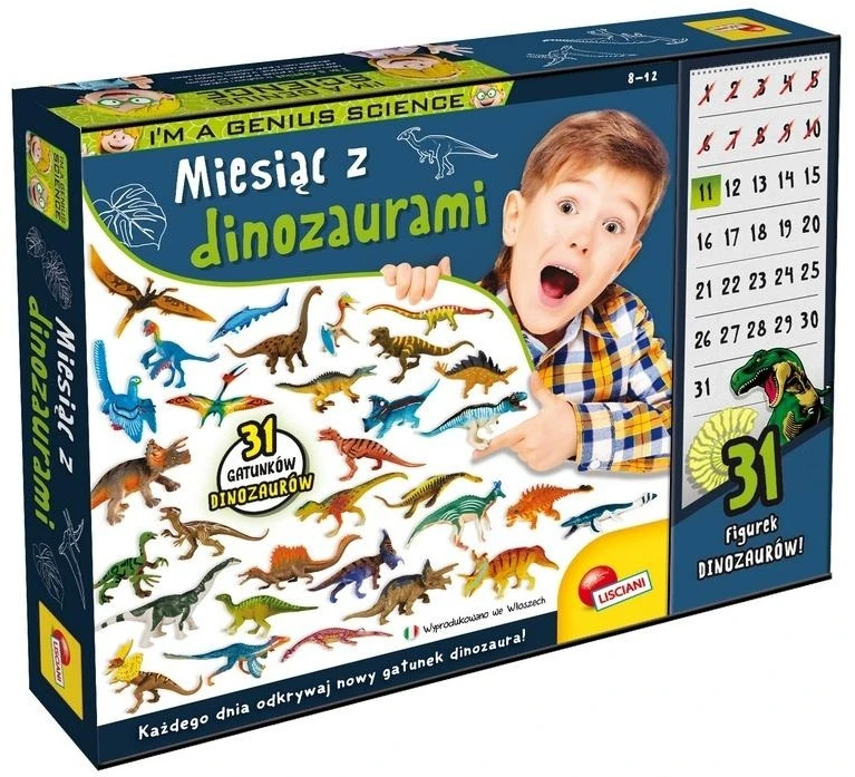 Lisciani Edukacinis dinozaurų modelių rinkinys 31 dienai