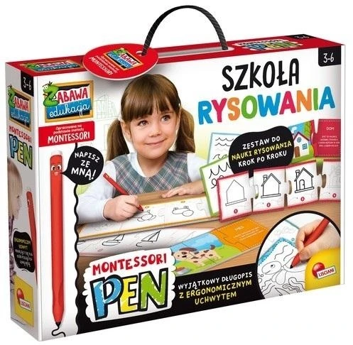 Lisciani Edukacinis Montessori rašiklis piešimo mokyklai