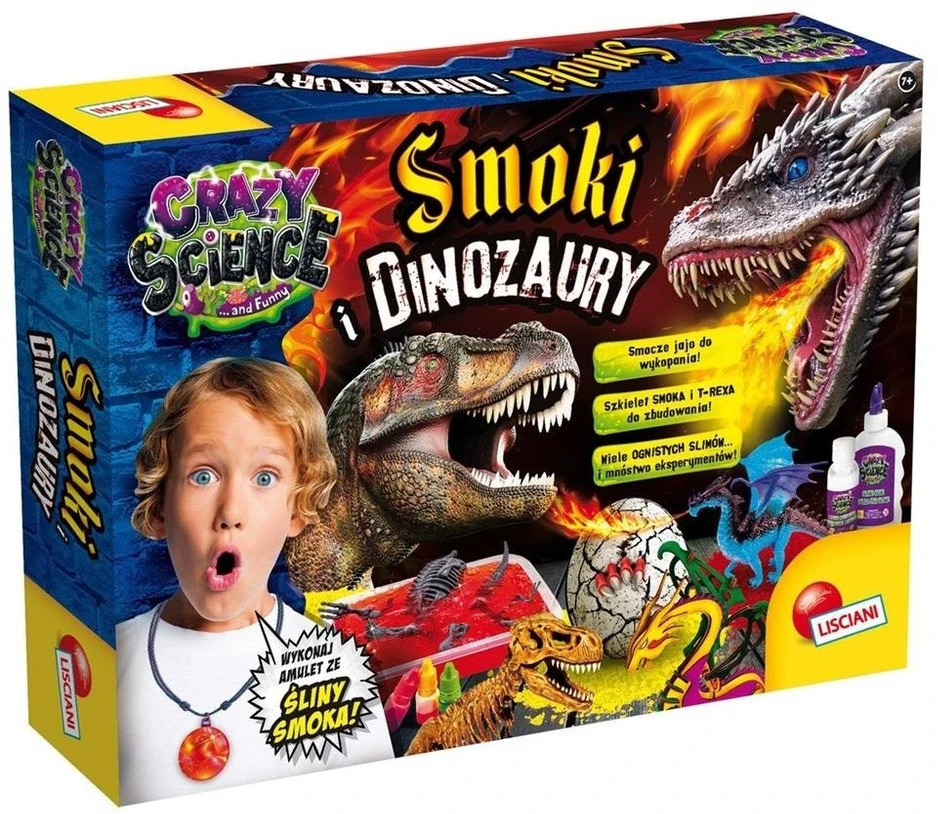 Kūrybinis mokslų rinkiys Lisciani Drakonai ir dinozaurai