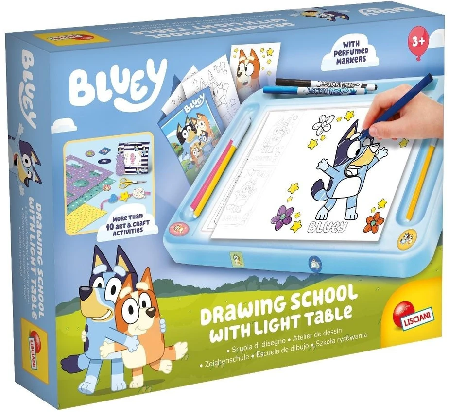 Lisciani Mokymosi piešti rinkinys su Bluey LED lenta