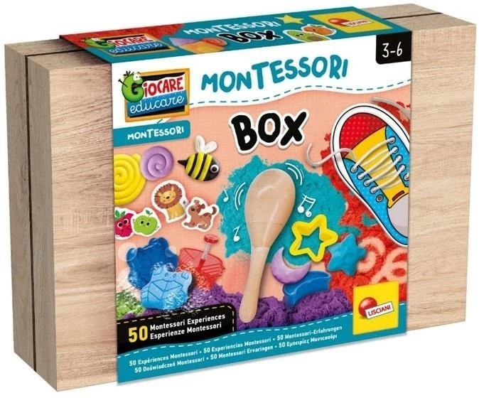 Lisciani Montessori edukacinis rinkinys 50 veiklų