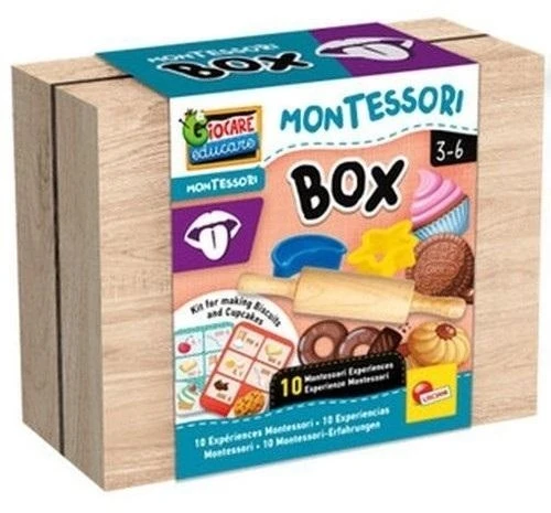 Lisciani Montessori medinė bičių dėžutė su garsais